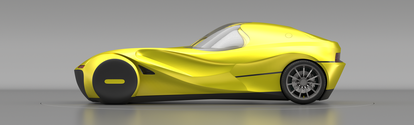 AUVOT Sportif virtual car shape in Gagnamagnid Gold